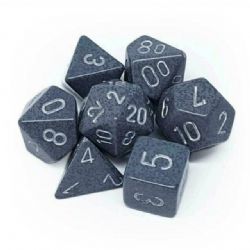 KOPLOW -  7 POLYHEDRAL DICE - SPECKLED & ELEMNTAL - HI TECH -  7 DICE RPG SET
