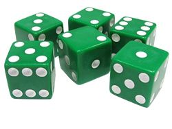 KOPLOW GAMES -  6D6 16MM - GREEN/WHITE