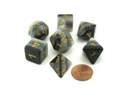 KOPLOW GAMES -  7 POLYHEDRAL DICE - LAYERED - DUSK