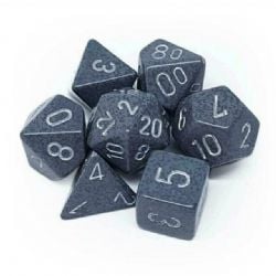 KOPLOW GAMES -  7 POLYHEDRAL DICE - SPECKLED & ELEMNTAL - HI TECH