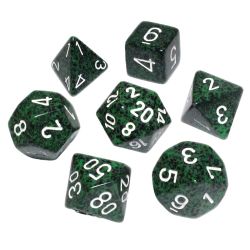 KOPLOW GAMES -  7 POLYHEDRAL DICE - SPECKLED & ELEMNTAL - RECON