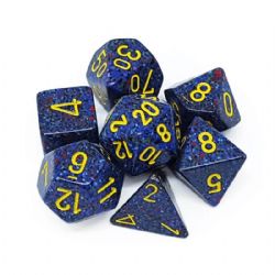 KOPLOW GAMES -  7 POLYHEDRAL DICE - SPECKLED & ELEMNTAL - TWILIGHT