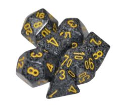 KOPLOW GAMES -  7 POLYHEDRAL DICE - SPECKLED & ELEMNTAL - URBAN