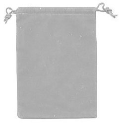 KOPLOW -  MICROSUEDE CLOTH BAG - GREY (4