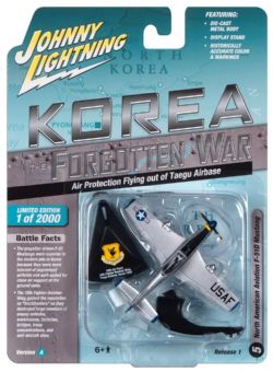 KOREA: THE FORGOTTEN WAR -  AIR PROTECTION FLYING OUT OF TAEGU AIRBASE - NORTH AMERICAN AVIATION F-51D MUSTANG AIRCRAFT 