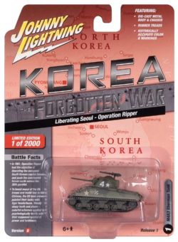 KOREA: THE FORGOTTEN WAR -  LIBERATING SEOUL - OPERATION RIPPER - M4A3 SHERMAN TANK -  JOHNNY LIGHTNING 1