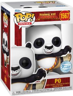 KUNG FU PANDA -  POP! VINYL FIGURE OF PO - FLYING SIDE-KICK (4 INCH) 1567