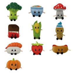 KUNJO -  MEDIUM FOOD PLUSH ASSORTED 2