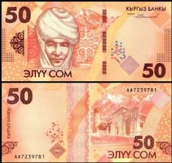 KYRGYZSTAN -  50 SOM 2023 (UNC) 35