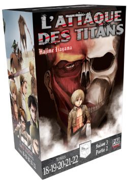 L'ATTAQUE DES TITANS -  BOX SET - SEASON 3 PART 2 - VOLUMES 18 TO 22 (FRENCH V.)