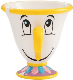 LA BELLE ET LA BÊTE -  SCULPTED CERAMIC TEA CUP (8OZ) -  DISNEY