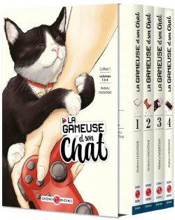 LA GAMEUSE ET SON CHAT -  COFFRET TOMES 01 À 04 (FRENCH V.)