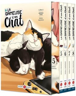 LA GAMEUSE ET SON CHAT -  COFFRET TOMES 05 À 08 (FRENCH V.)