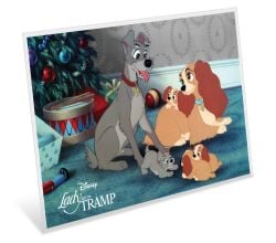 LADY AND THE TRAMP -  DINSEY SEASON'S GREETINGS - COIN NOTE EDITION (2024) -  2024 NEW ZEALAND COINS 01