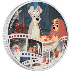 LADY AND THE TRAMP -  DISNEY'S CINEMA MASTERPIECES: LADY AND THE TRAMP -  2023 NEW ZEALAND COINS 04