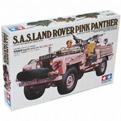LAND ROVER -  S.A.S.LAND ROVER PINK PANTHER 1-35 -  TAMIYA