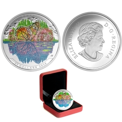 LANDSCAPE ILLUSION -  BUTTERFLY -  2016 CANADIAN COINS 02