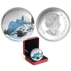 LANDSCAPE ILLUSION -  SNOWY OWL -  2016 CANADIAN COINS 05