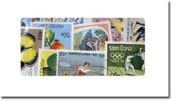 LAOS -  100 ASSORTED STAMPS - LAOS