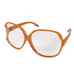 LARGE FRAMES GLASSES - ORANGE