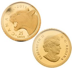 LARGE MAMMALS -  THE COUGAR -  2011 CANADIAN COINS 02