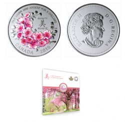 LASTING GIFT -  BRILLIANT CHERRY BLOSSOMS: A GIFT OF BEAUTY -  2019 CANADIAN COINS 02