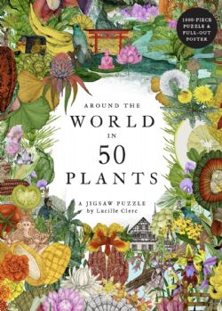 LAURENCE KING -  AROUND THE WORLD IN 50 PLANTS (1000 PIECES) -  LUCILLE CLERC
