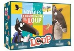 LE LOUP -  COFFRET LES VOYAGES EXTRAORDINAIRES DE LOUP - AVEC PELUCHE (FRENCH V.)