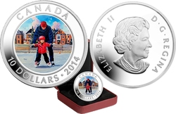 LEARNING TO SKATE -  2014 CANADIAN COINS