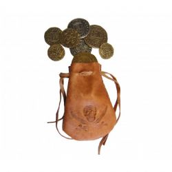LEATHER BAG (COINS INCLUDED) - DENIX