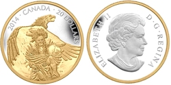LEGEND OF NANABOOZHOO -  NANABOOZHOO AND THE THUNDERBIRD -  2014 CANADIAN COINS