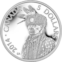 LEGEND OF NANABOOZHOO -  PORTRAIT OF NANABOOZHOO -  2014 CANADIAN COINS
