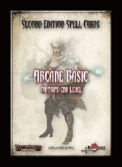 LEGENDARY GAMES -  ARCANE BASIC - CANTRIPS/2ND LEVEL SPELL CARDS (ENGLISH)