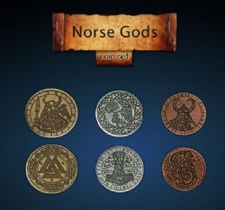 LEGENDARY METAL COINS -  NORSE GODS