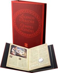 LEGENDS AND FOLKLORE -  COMPLETE COLECTION OF ALL 6 BOOKS AND COINS IN 2 ALBUMS -  2001-2002 CANADIAN COINS