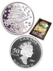 LEGENDS AND FOLKLORE -  GHOSTSHIP -  2002 CANADIAN COINS 05