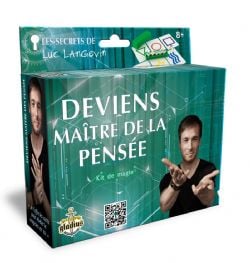 LES SECRETS DE LUC LANGEVIN -  DEVIENS MAÎTRE DE LA PENSÉE - KIT DE MAGIE (FRENCH)