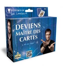 LES SECRETS DE LUC LANGEVIN -  DEVIENS MAÎTRE DES CARTES - KIT DE MAGIE (FRENCH)