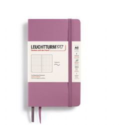 LEUCHTTURM1917 -  DOTTED SOFTCOVER NOTEBOOK - DUSTY ROSE -  POCKET (A6)