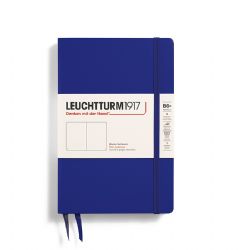 LEUCHTTURM1917 -  PLAIN HARDCOVER NOTEBOOK - INK -  PAPERBACK (B6+)