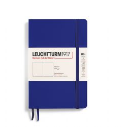 LEUCHTTURM1917 -  PLAIN SOFTCOVER NOTEBOOK - INK -  PAPERBACK (B6+)