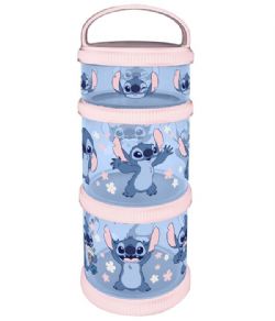 LILO AND STITCH -  3 STITCH STACKABLE SNACK CUPS WITH HANDLE -  DISNEY