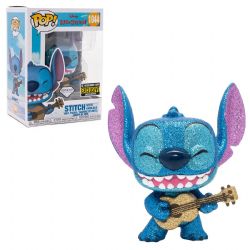 LILO AND STITCH -  POP! VINYL FIGURE OF STITCH WITH UKULELE (DIAMOND COLLECTION) (4 INCH) 1044
