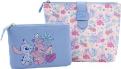 LILO AND STITCH -  STITCH & ANGEL , COSMETIC & TOILETRY POUCHES -  DISNEY