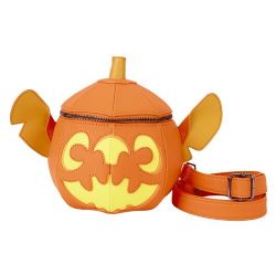 LILO AND STITCH -  STITCH PUMPKIN CROSSBODY BAG -  LOUNGEFLY