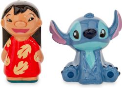 LILO & STITCH -  CERAMIC SALT AND PEPPER SHAKERS