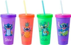 LILO & STITCH -  LILO & STITCH 4-PK COLOUR CHANGING CUPS