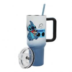 LILO & STITCH -  OMBRE STAINLESS STEEL TUMBLER WITH STRW (40 OZ)