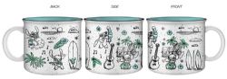 LILO & STITCH -  SKETCH OF STITCH (20 OZ) -  CERAMIC CAMPER MUG