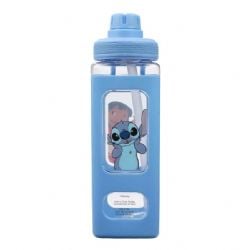LILO & STITCH -  SQUARE PLASTIC WATER BOTTLE (24OZ)